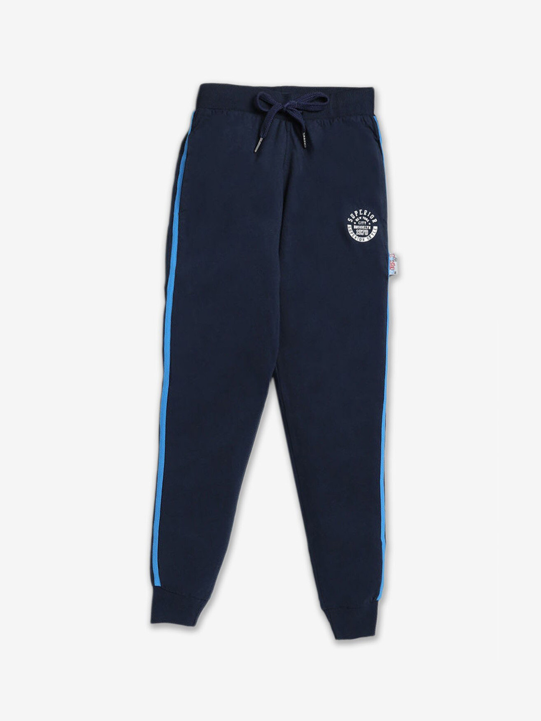 

Hopscotch Boys Cotton Joggers, Navy blue