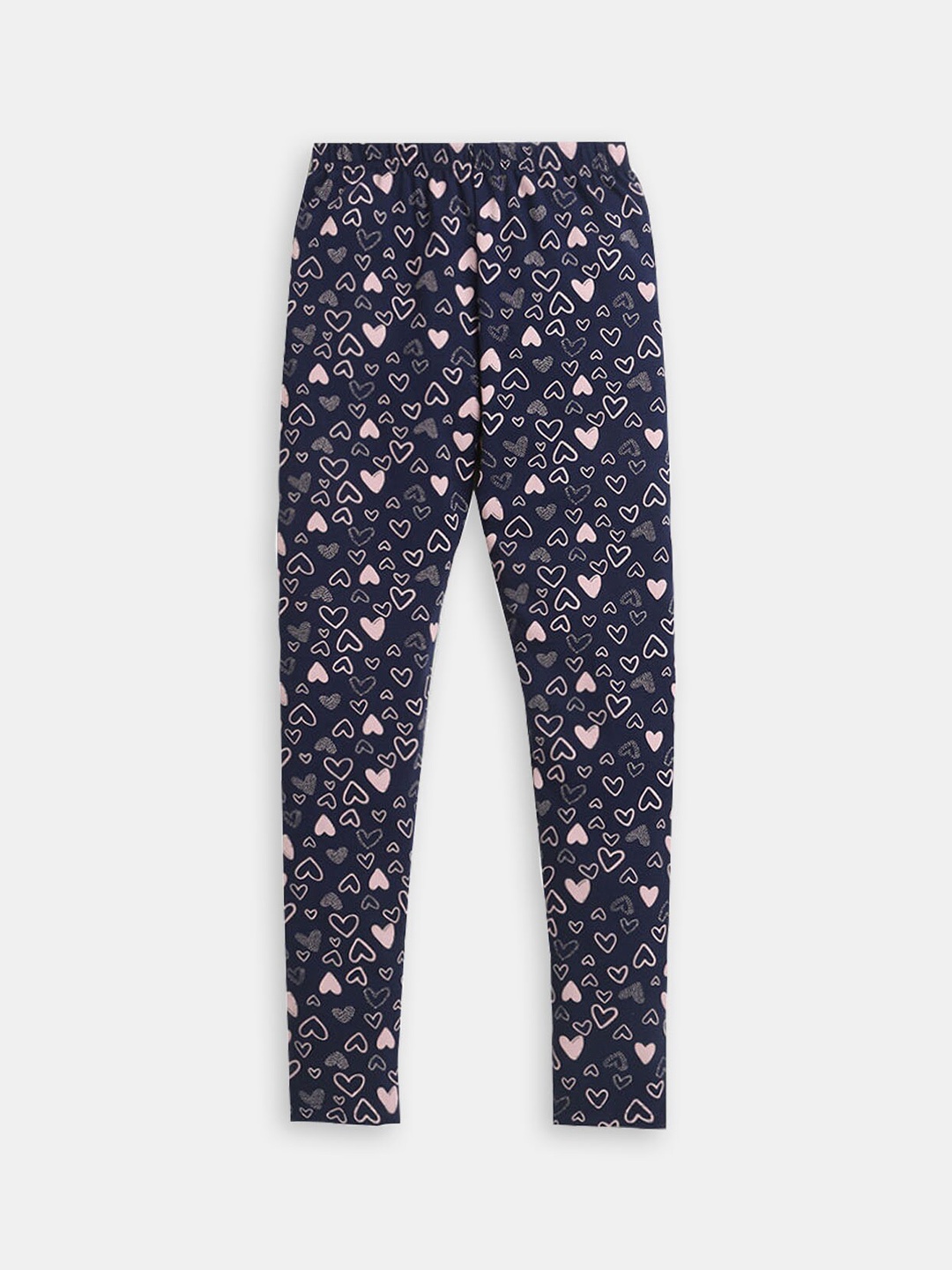 

Hopscotch Girls Ankle Length Cotton Leggings, Blue