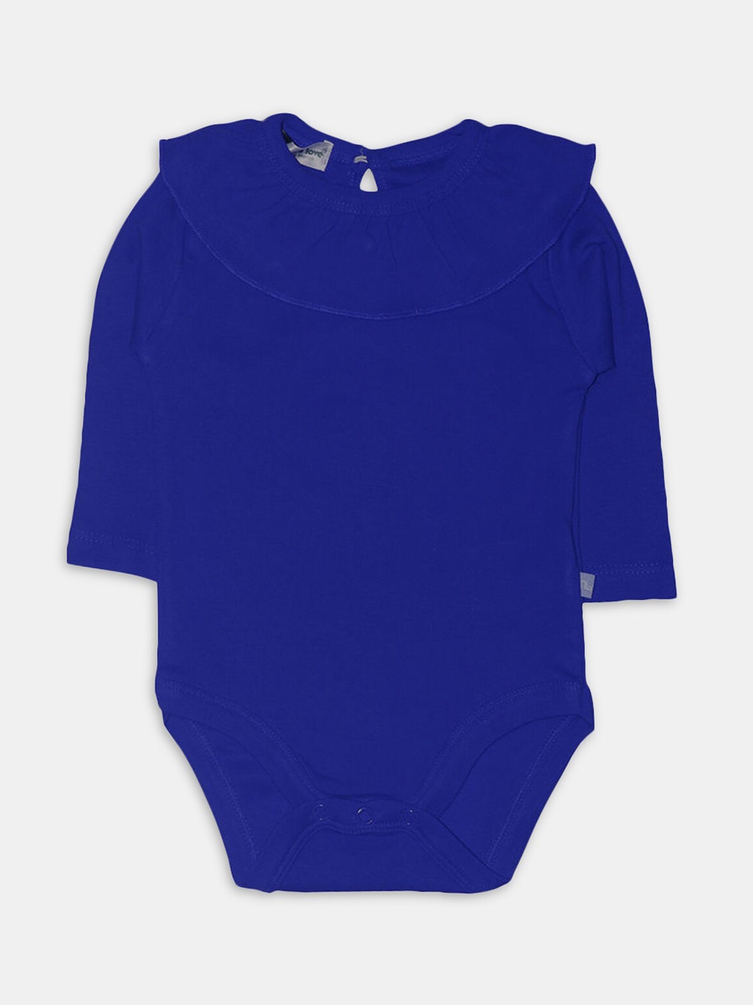 

Hopscotch Infants Girls Cotton Rompers, Blue