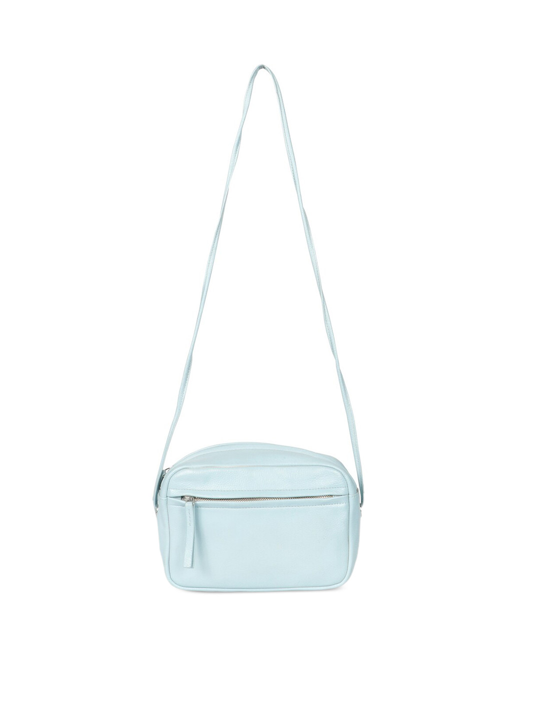 

Saint G Textured Leather Sling Bag, Blue