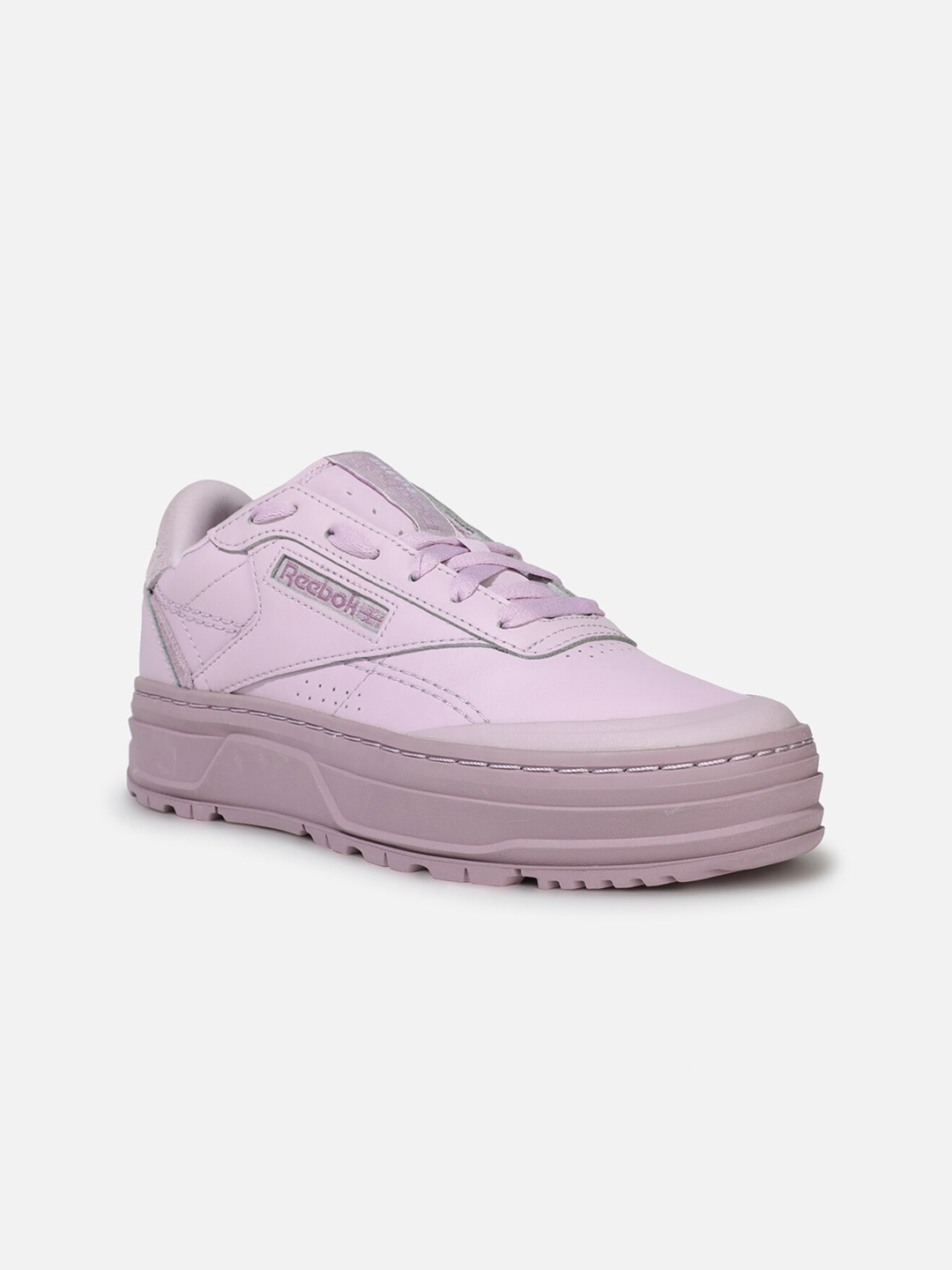 

Reebok Classic Women Classic Club C Double Geo Running Shoes, Lavender