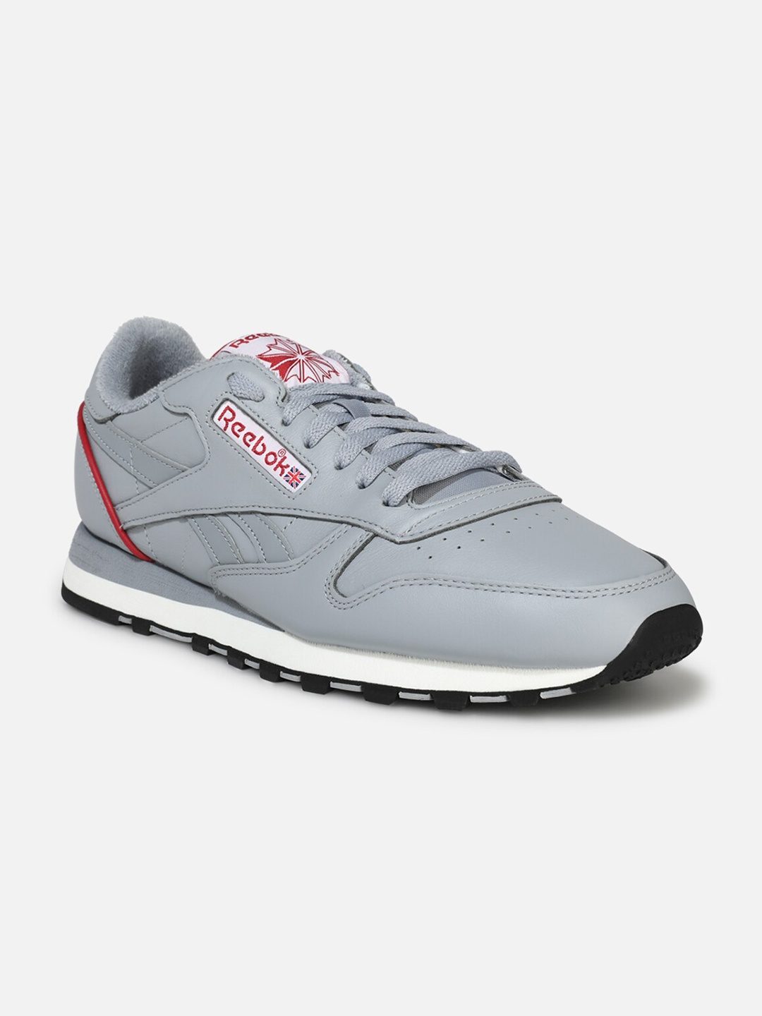 

Reebok Classic Men Classic Leather 1983 Vintage Running Shoes, Grey