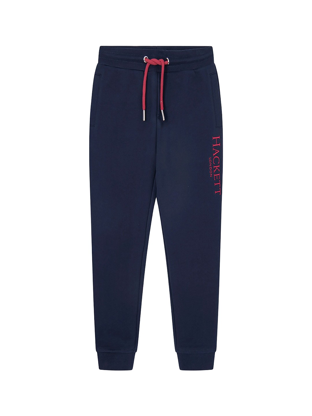 

HACKETT LONDON Boys Regular Fit Cotton Comfortable Joggers, Navy blue