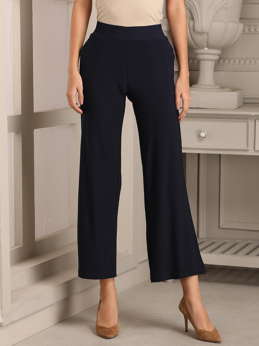 

Lakshita Women Formal Palazzo, Navy blue