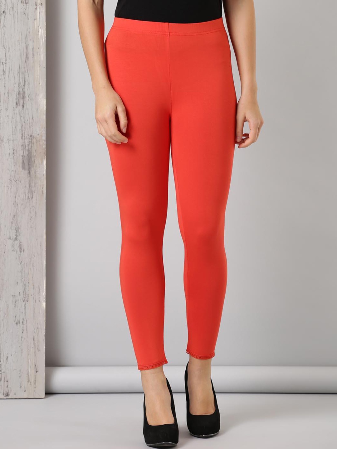 

Lakshita Women Ankle Length Leggings, Orange