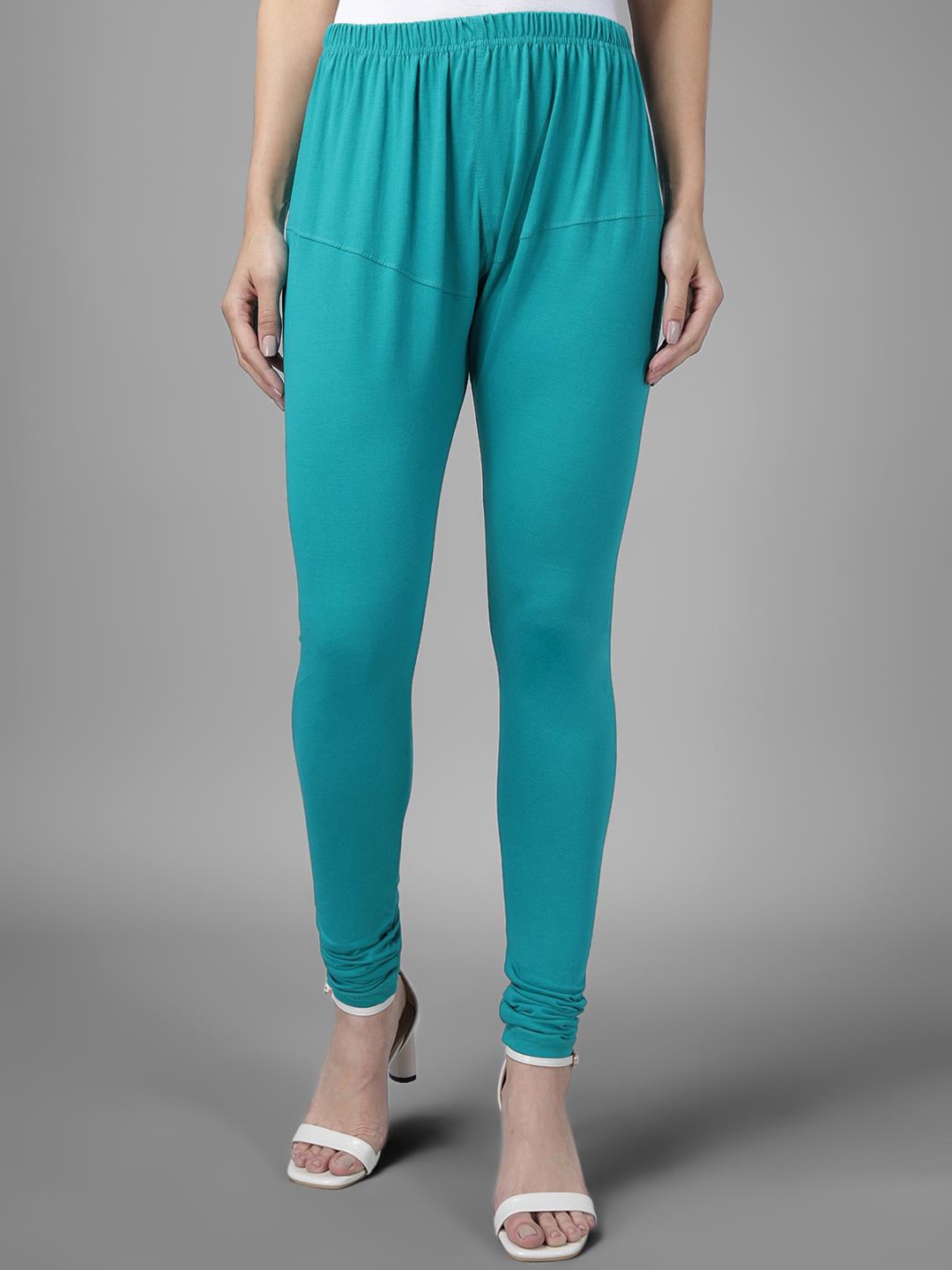 

Kotty Women Cotton Churidhar-Length Leggings, Blue