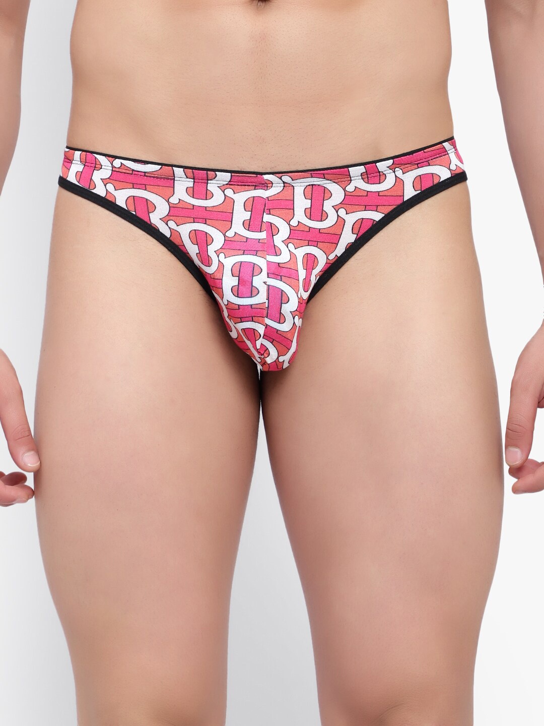 

Bruchi CLUB Men Printed Anti-Odour Basic Briefs BRC-ML-FOXY616-PRNT-S, Pink