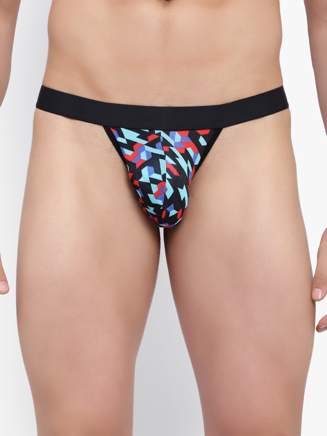 

Bruchi Club Men Printed Anti-Odour Basic Briefs, Black