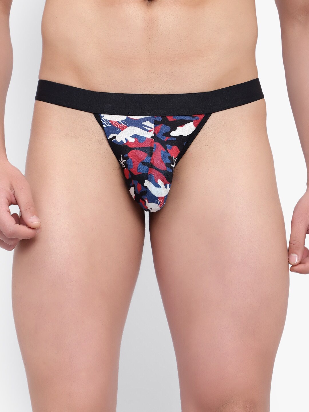 

Bruchi CLUB Men Printed Anti-Odour Basic Briefs, Blue