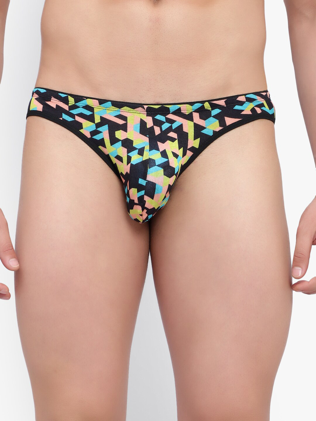 

Bruchi Club Men Printed Anti-Odour Basic Briefs BRC-ML-FOXY615, Black