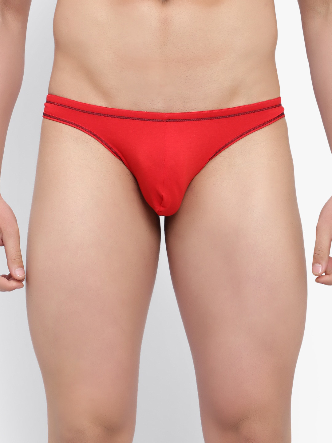 

Bruchi Club Men Low-Rise Anti Bacterial Basic Briefs - BRC-ML-FOXY314, Red
