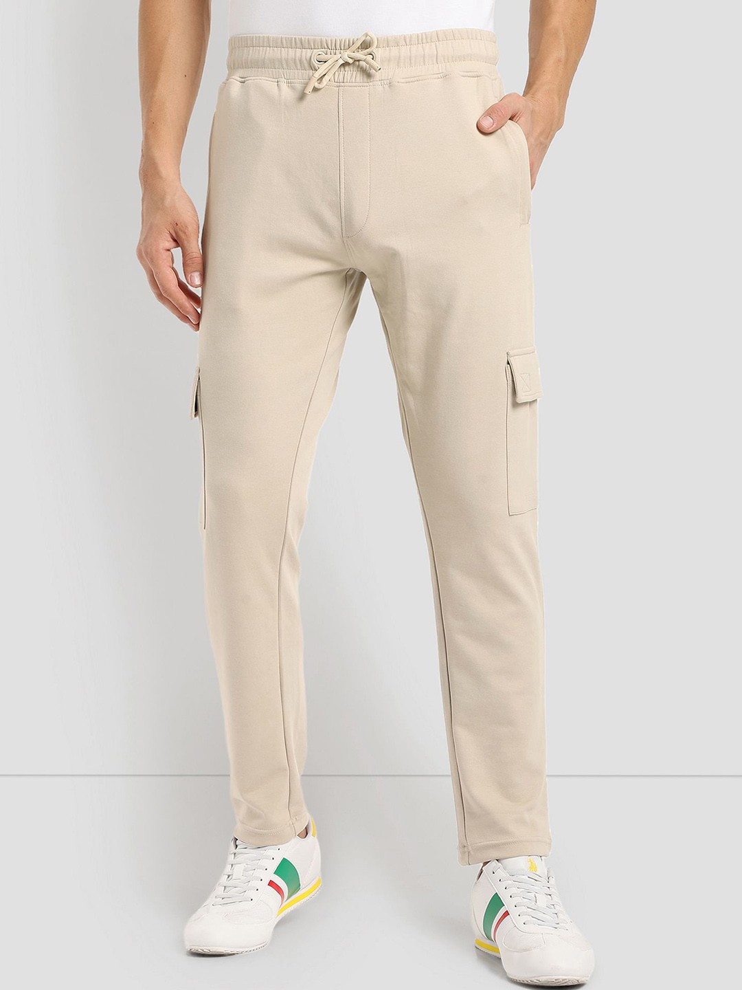 

U.S. Polo Assn. Denim Co. Men Regular Fit Track Pants, Off white