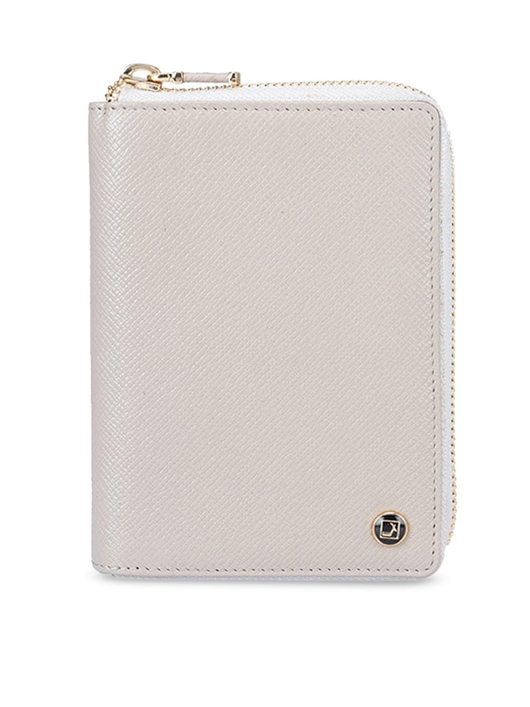 

Da Milano Leather Passport Cover, White