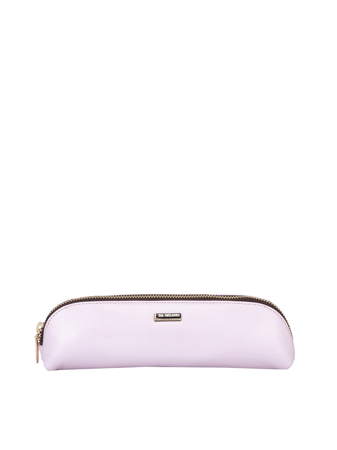 

Da Milano Genuine Leather Travel Pouch, Purple