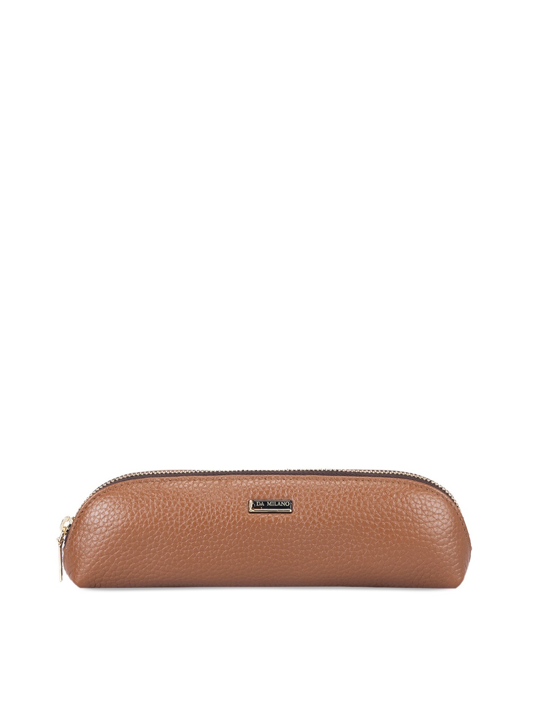 

Da Milano Textured Leather Travel Pouch, Brown