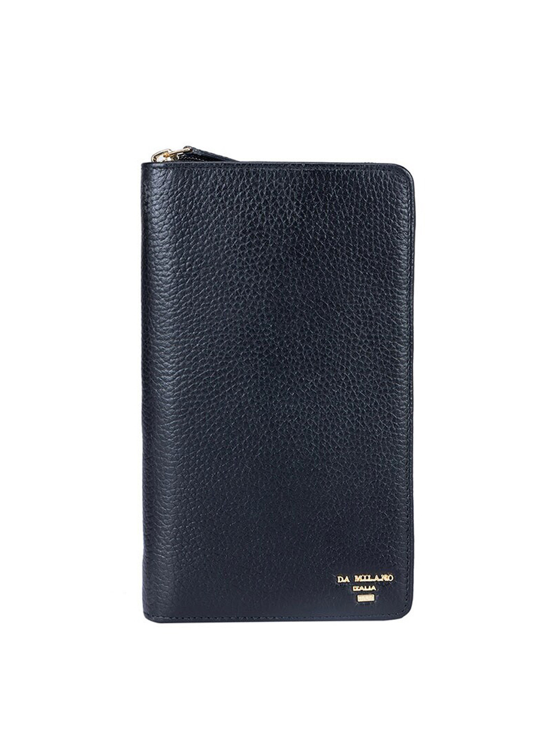 

Da Milano Leather Passport Cover, Black