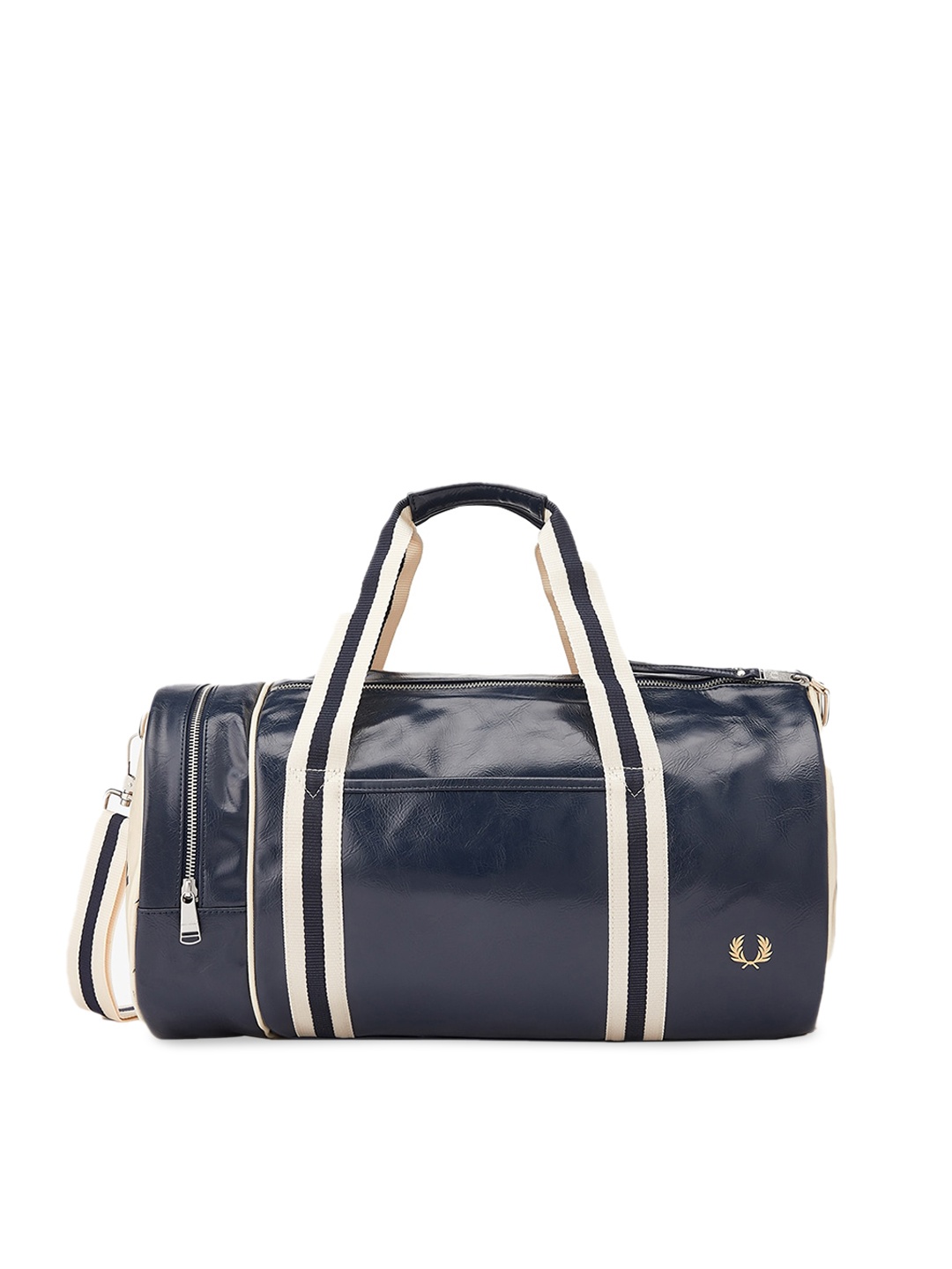 

Fred Perry Men Printed Light Weight Duffel Bag, Navy blue