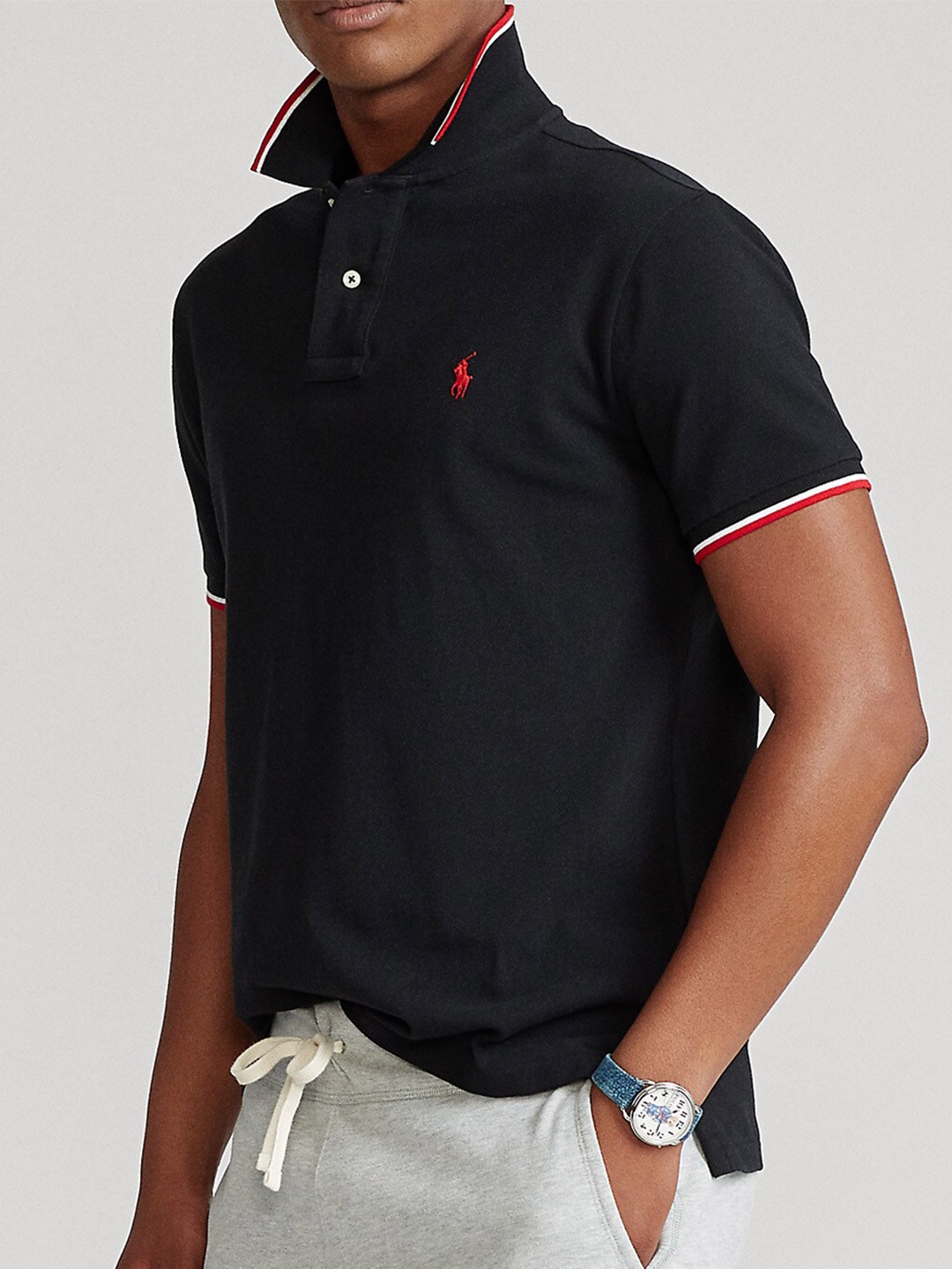 

Polo Ralph Lauren Slim-Fit Pure-Cotton T-Shirt, Black