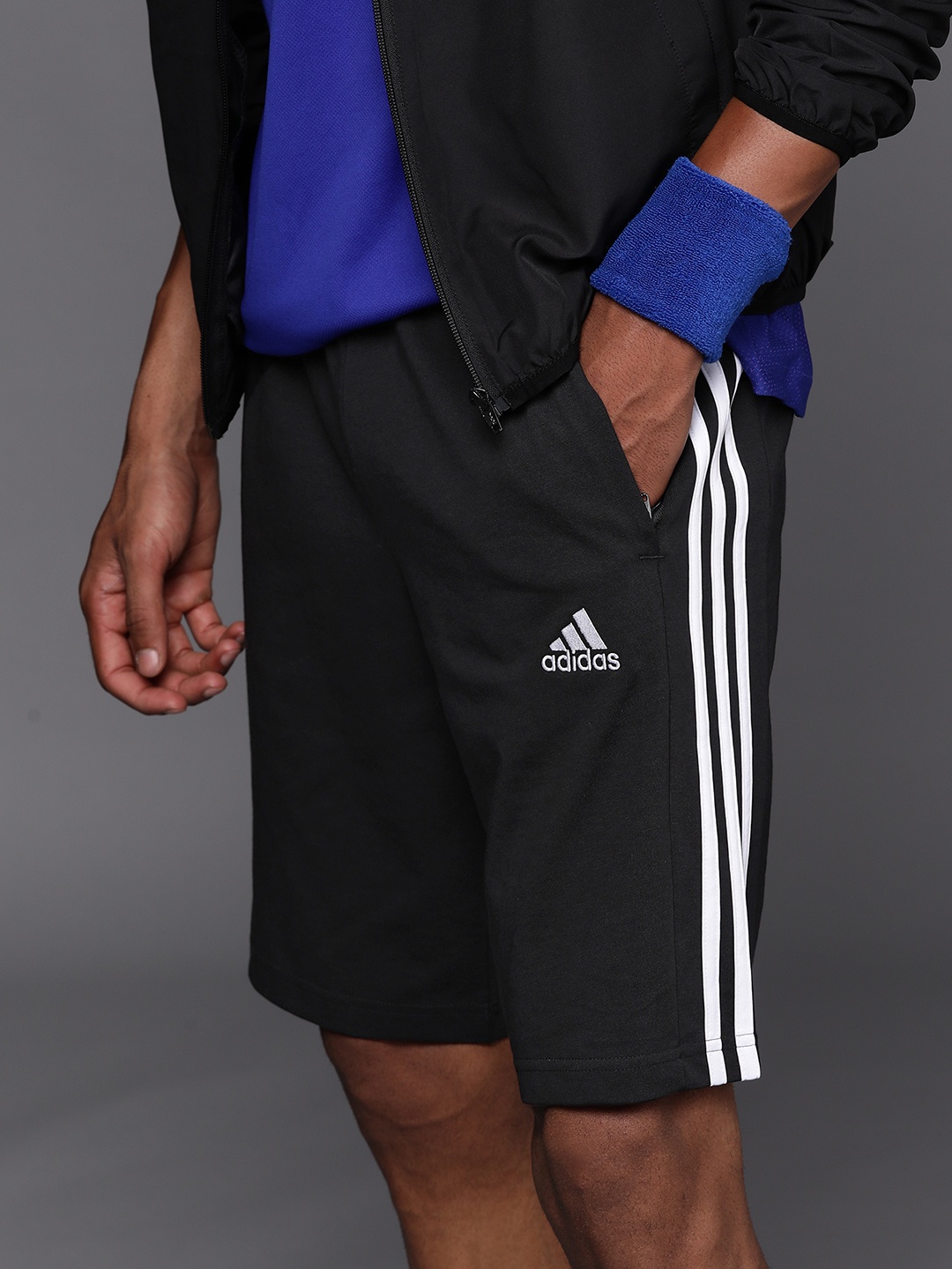 

ADIDAS Men 3S SJ 10 Shorts, Black