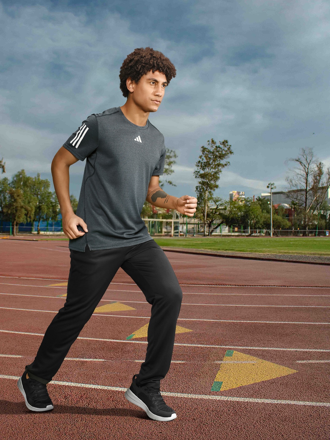 

ADIDAS Aeroready Running Heather T-shirt, Grey