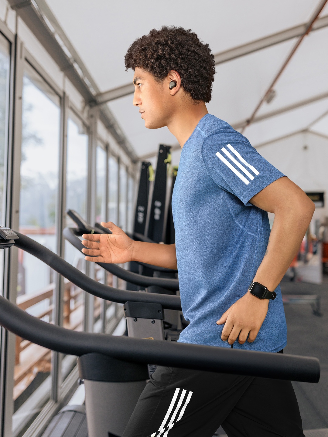 

ADIDAS Aeroready Running Heather T-shirt, Blue
