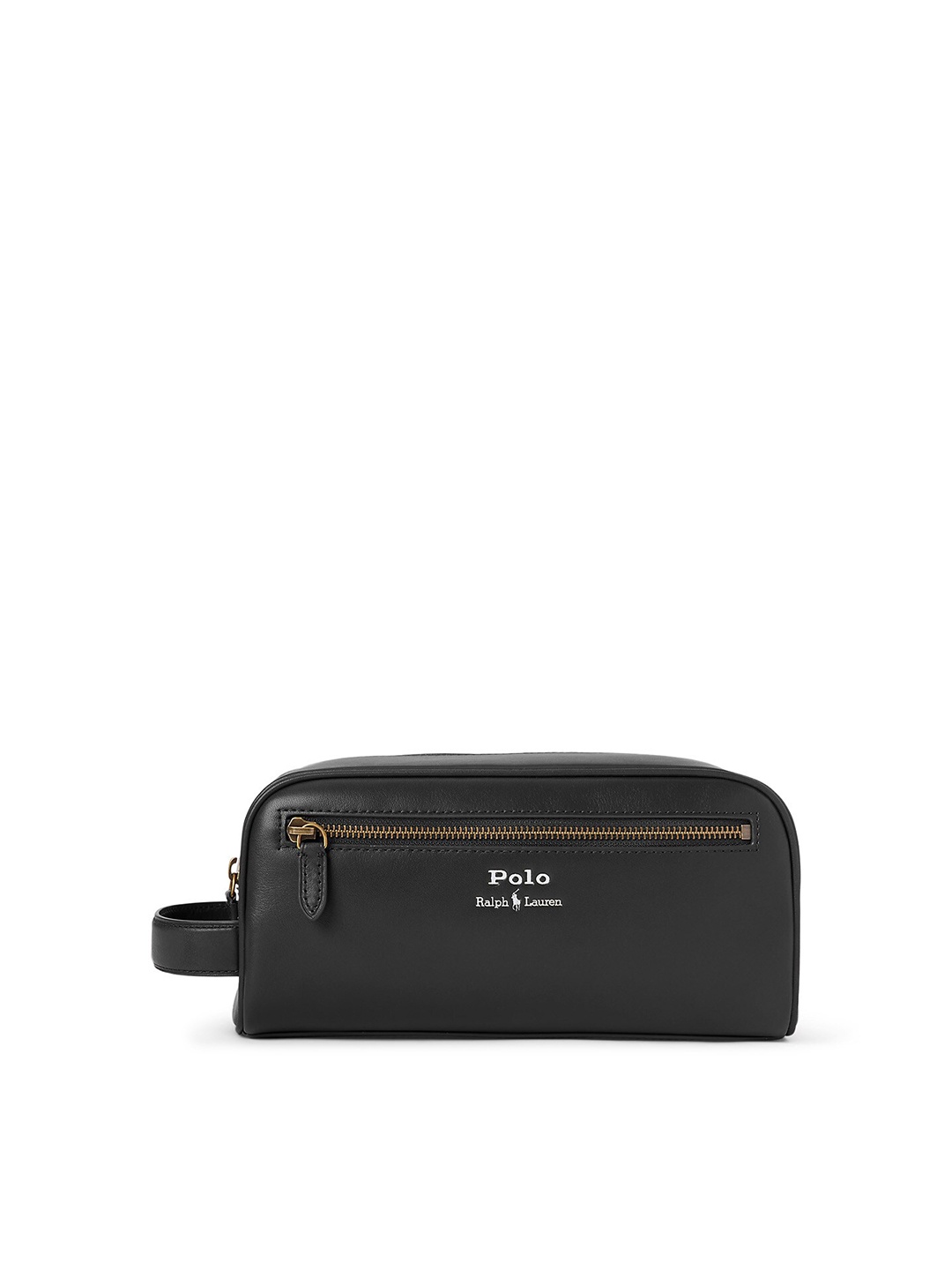 

Polo Ralph Lauren Men Leather Travel Pouch, Black