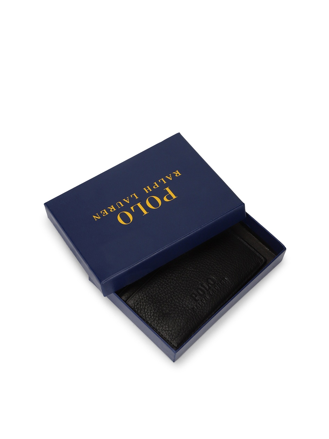 

Polo Ralph Lauren Men Textured Pebble Leather Card Case, Black