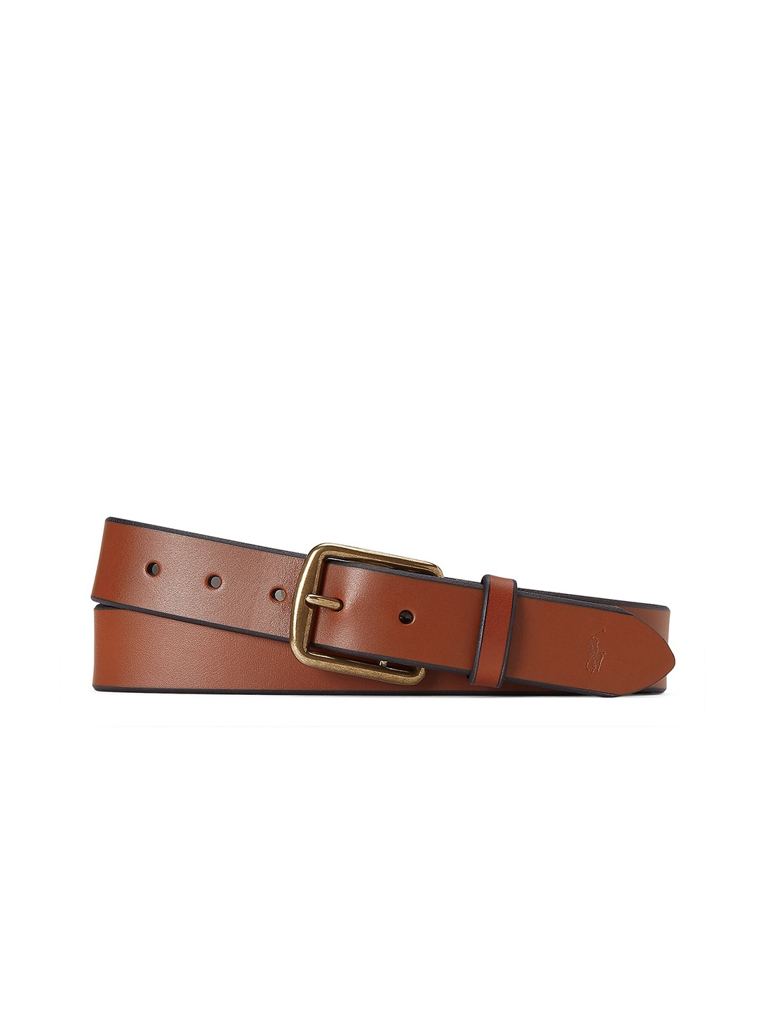 

Polo Ralph Lauren Men Saddle Leather Dress Belt, Brown