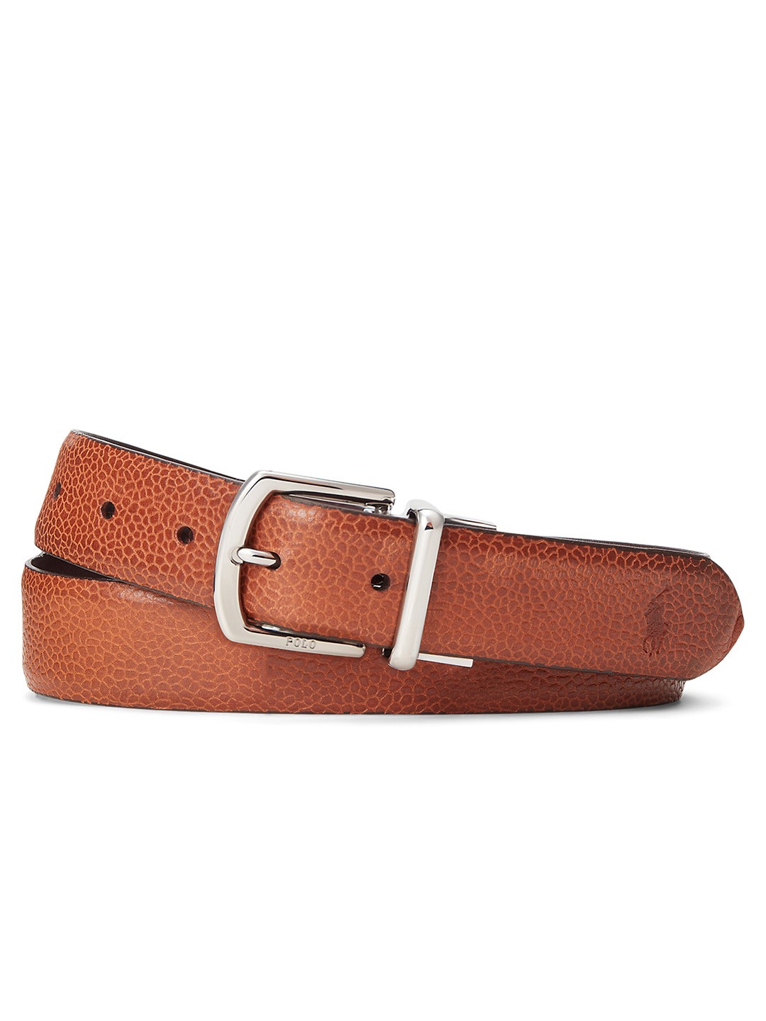 

Polo Ralph Lauren Men Textured Reversible Leather Belt, Brown