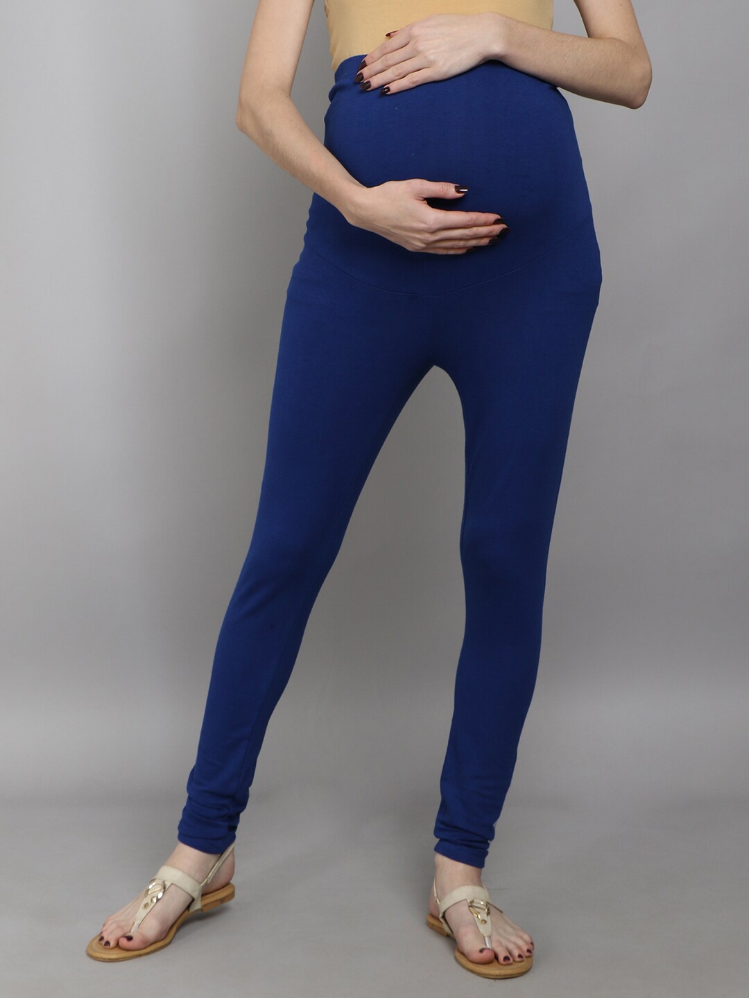 

SillyBoom Churidar Length Maternity Leggings, Blue