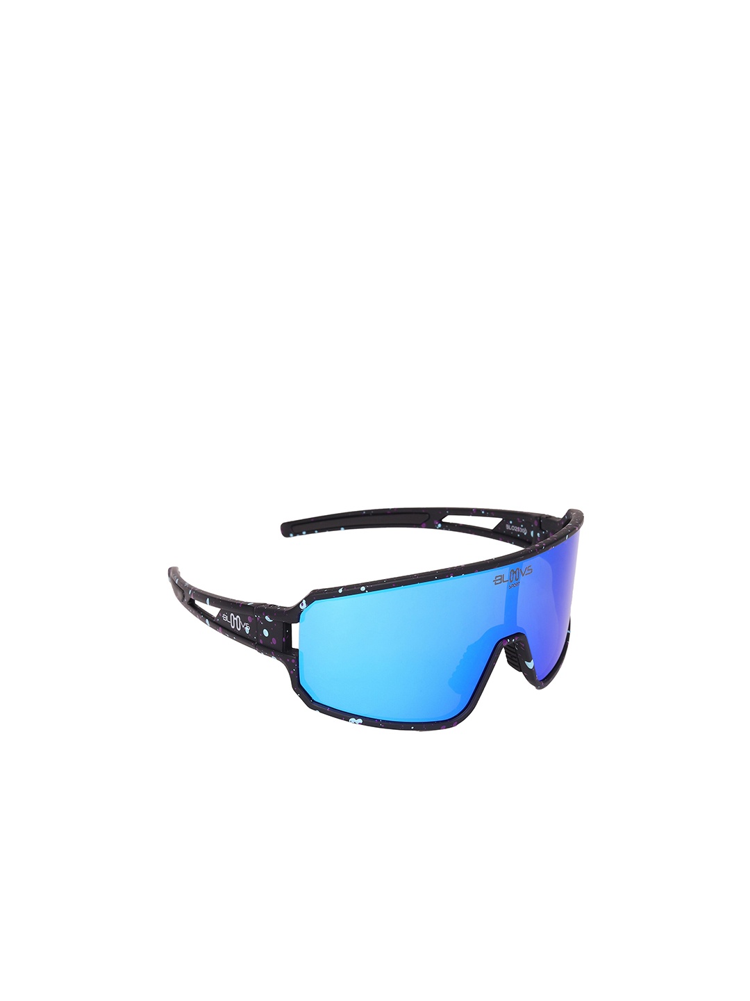 

BLOOVS SPORTS Sports Sunglasses UV Protected Lens Kona Black Drop Polarized, Blue