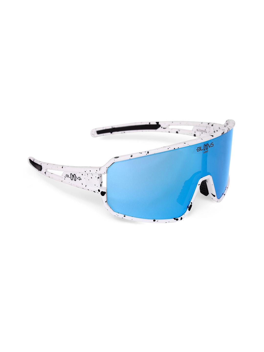

BLOOVS SPORTS Sports Sunglasses Polarised UV Protected Lens Kona White Drop Polarized, Blue