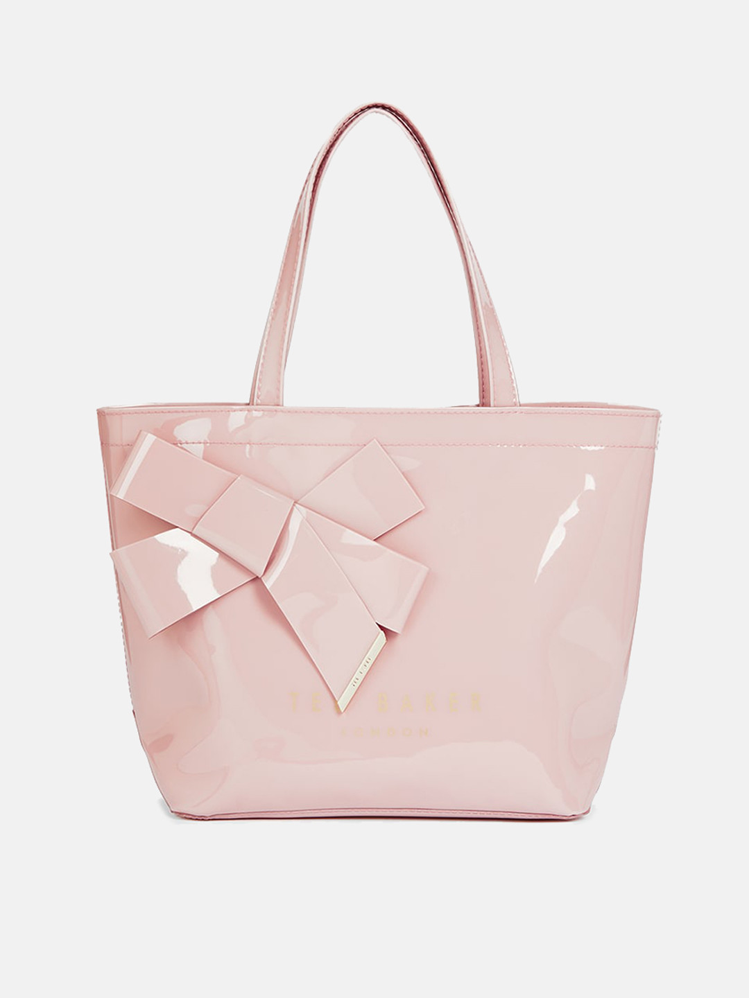 

Ted Baker Leather Shopper Tote Bag with Bow Detail, Pink