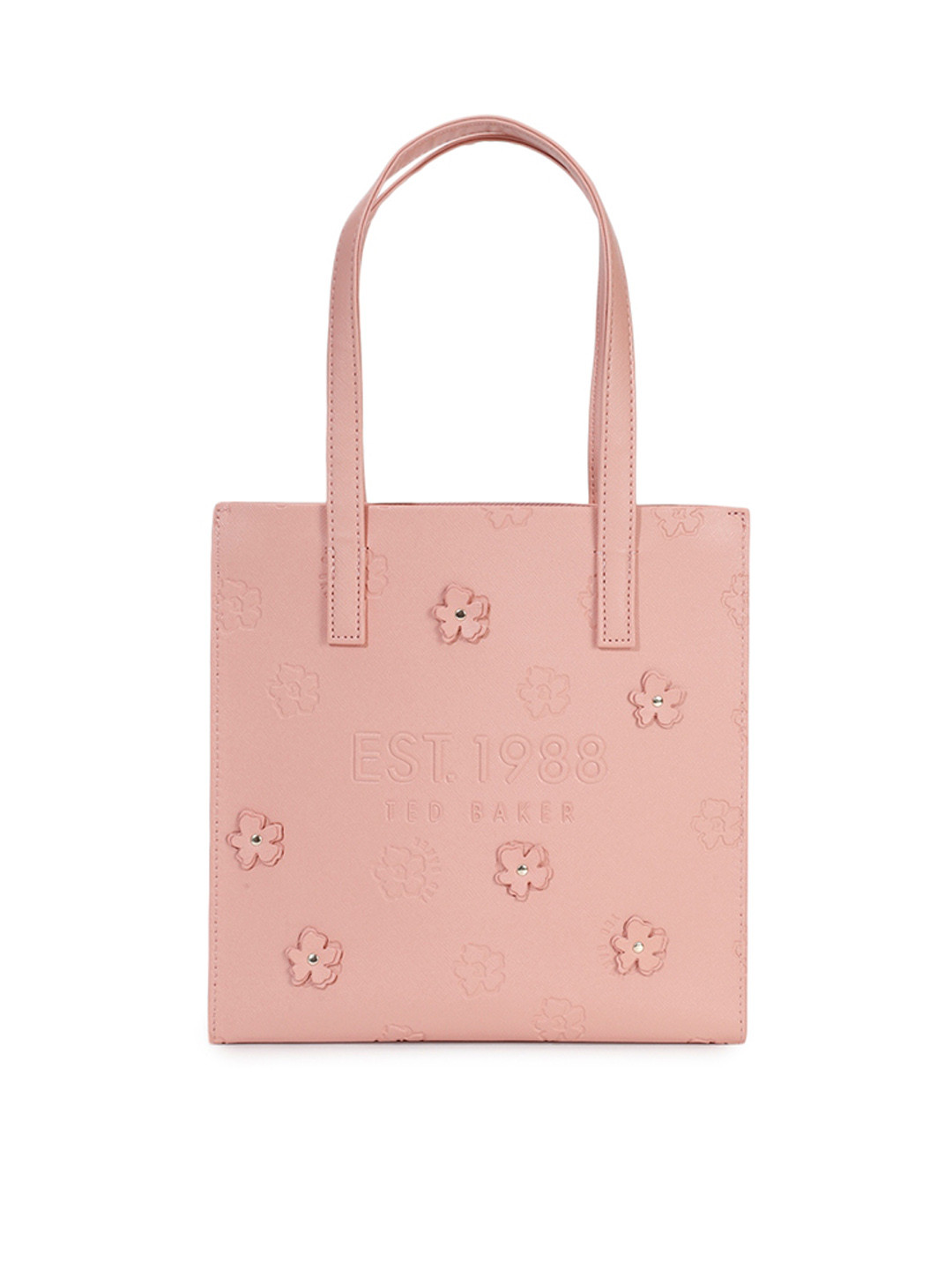 

Ted Baker Textured Leather Structured Tote Bag, Pink