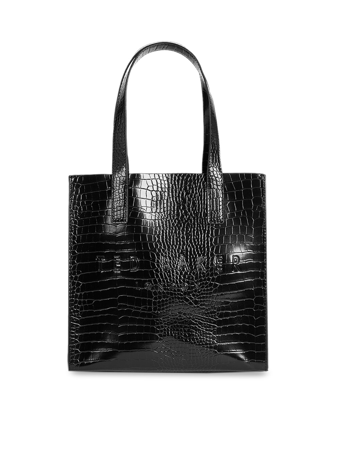 

Ted Baker Textured Leather Shopper Tote Bag, Black
