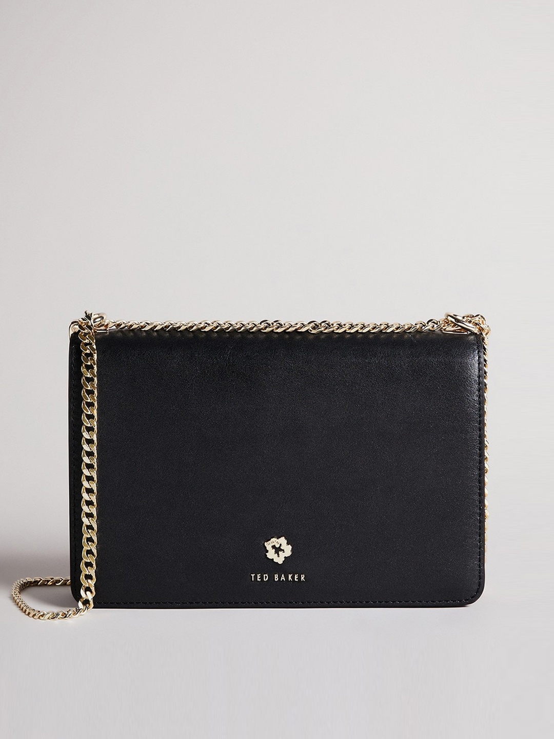 

Ted Baker Leather Bucket Sling Bag, Black