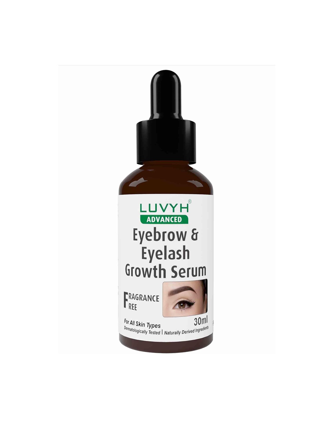 

LUVYH Advanced Eyebrow & Eyelash Growth Serum - 30 ml, White