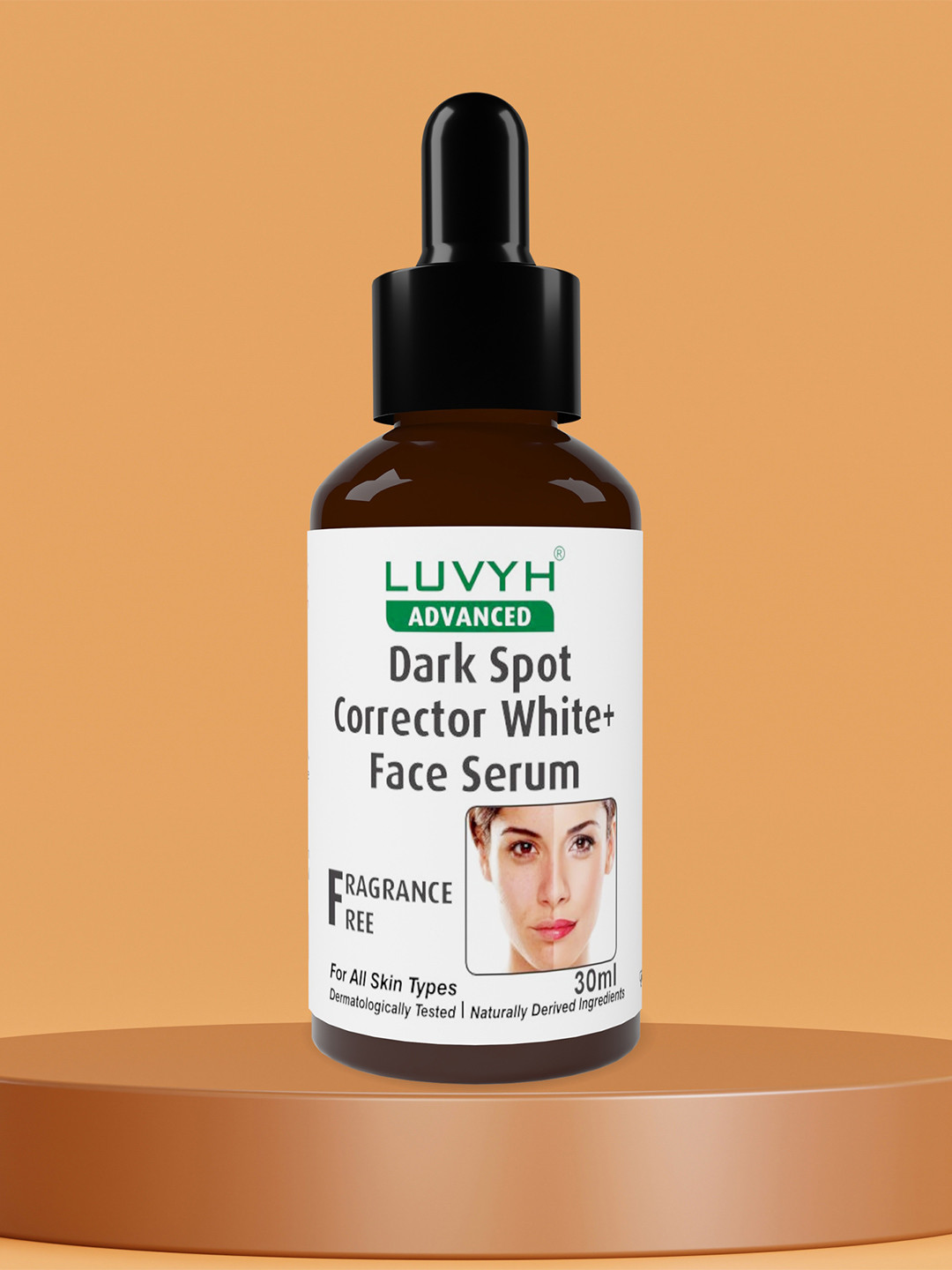LUVYH Advanced Dark Spot Corrector Fragrance-Free White Face Serum - 30 ml