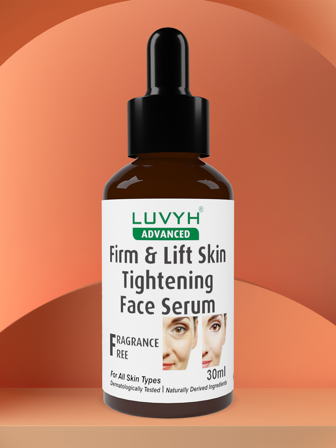 LUVYH Fragrance Free Firm & Lift Skin Tightening Face Serum - 30 ml