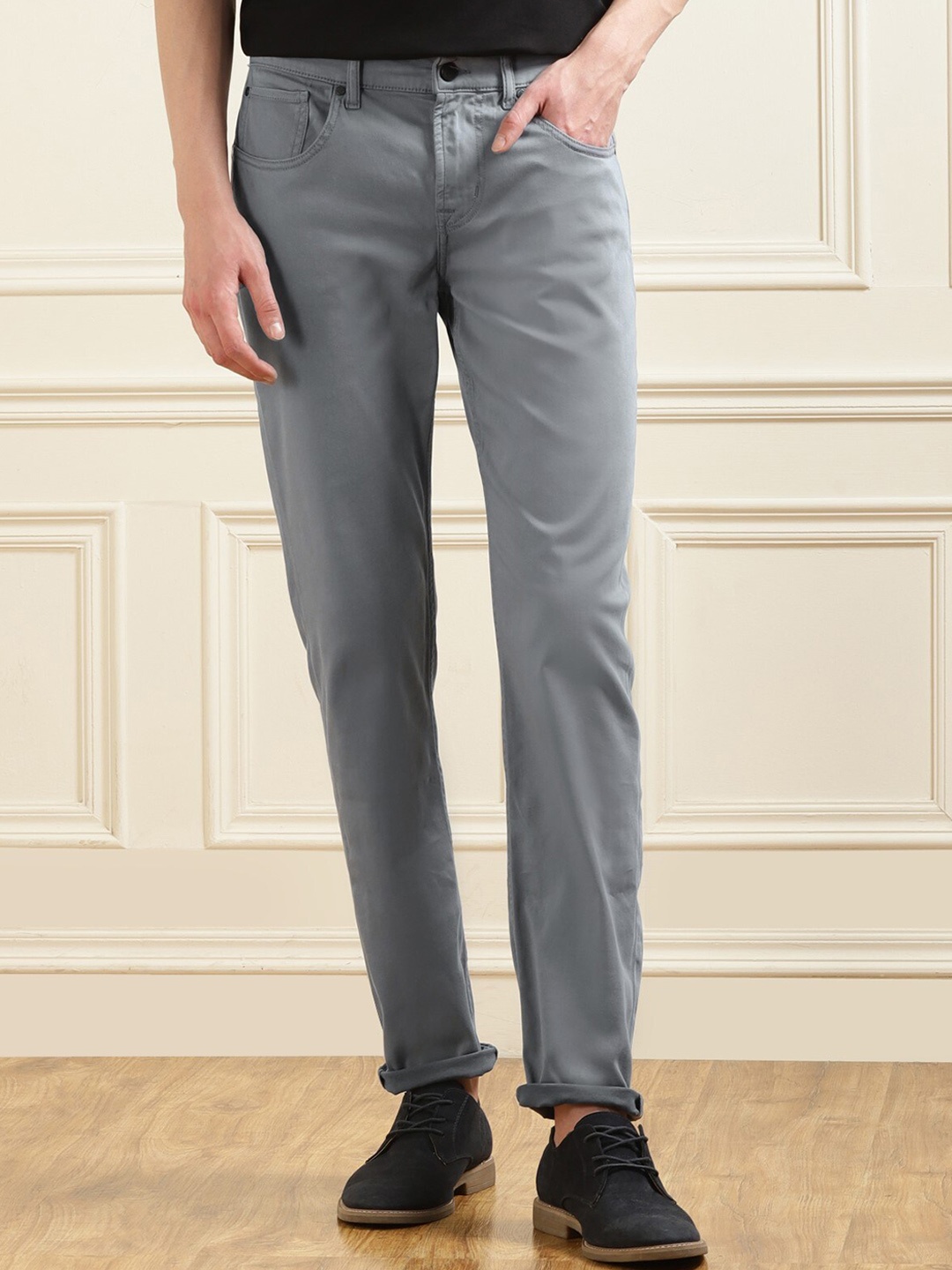 

7 For All Mankind Men Mid-Rise Trousers, Blue