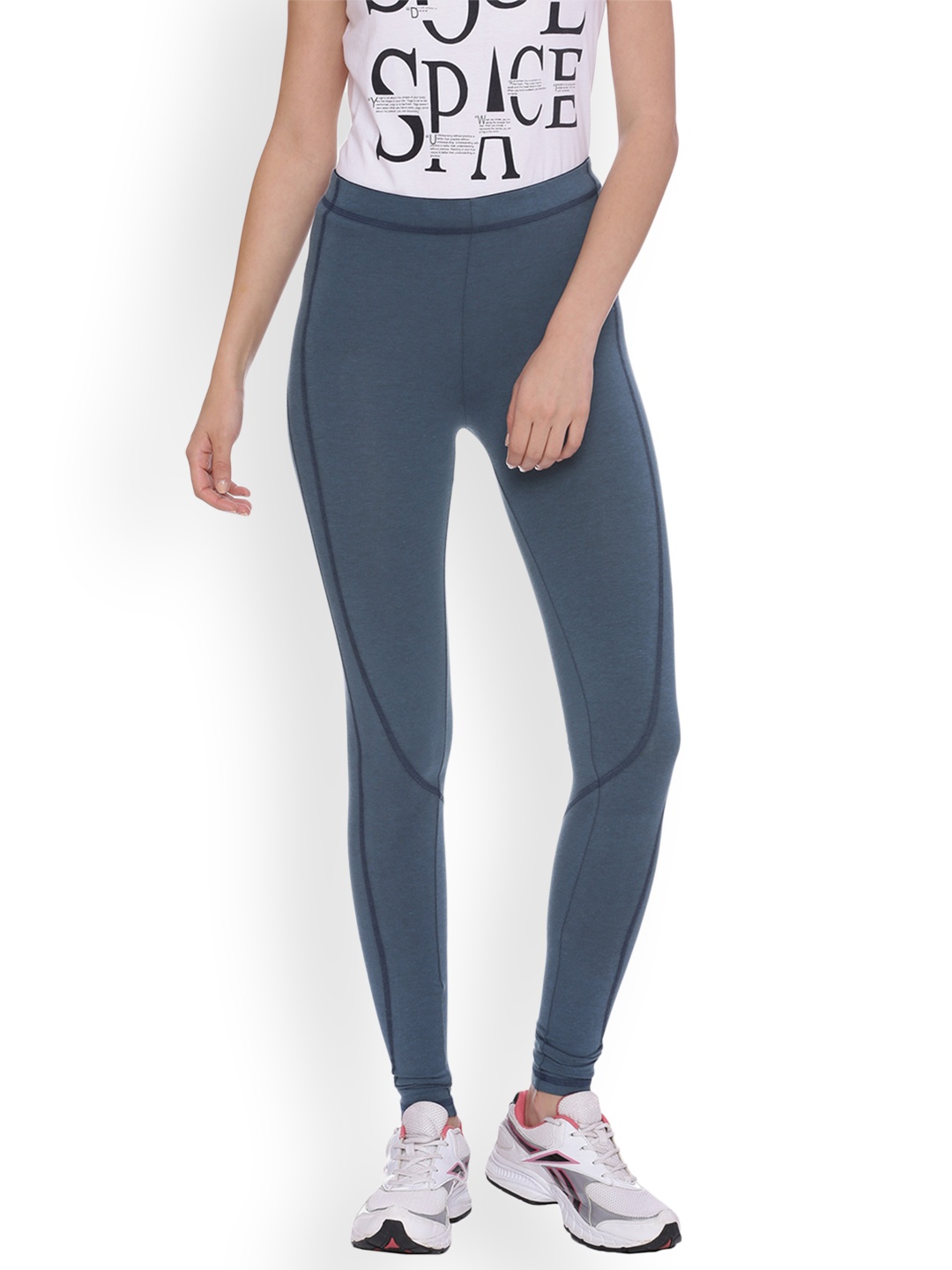 

Soul Space Women Blue GOTS Certified Tights