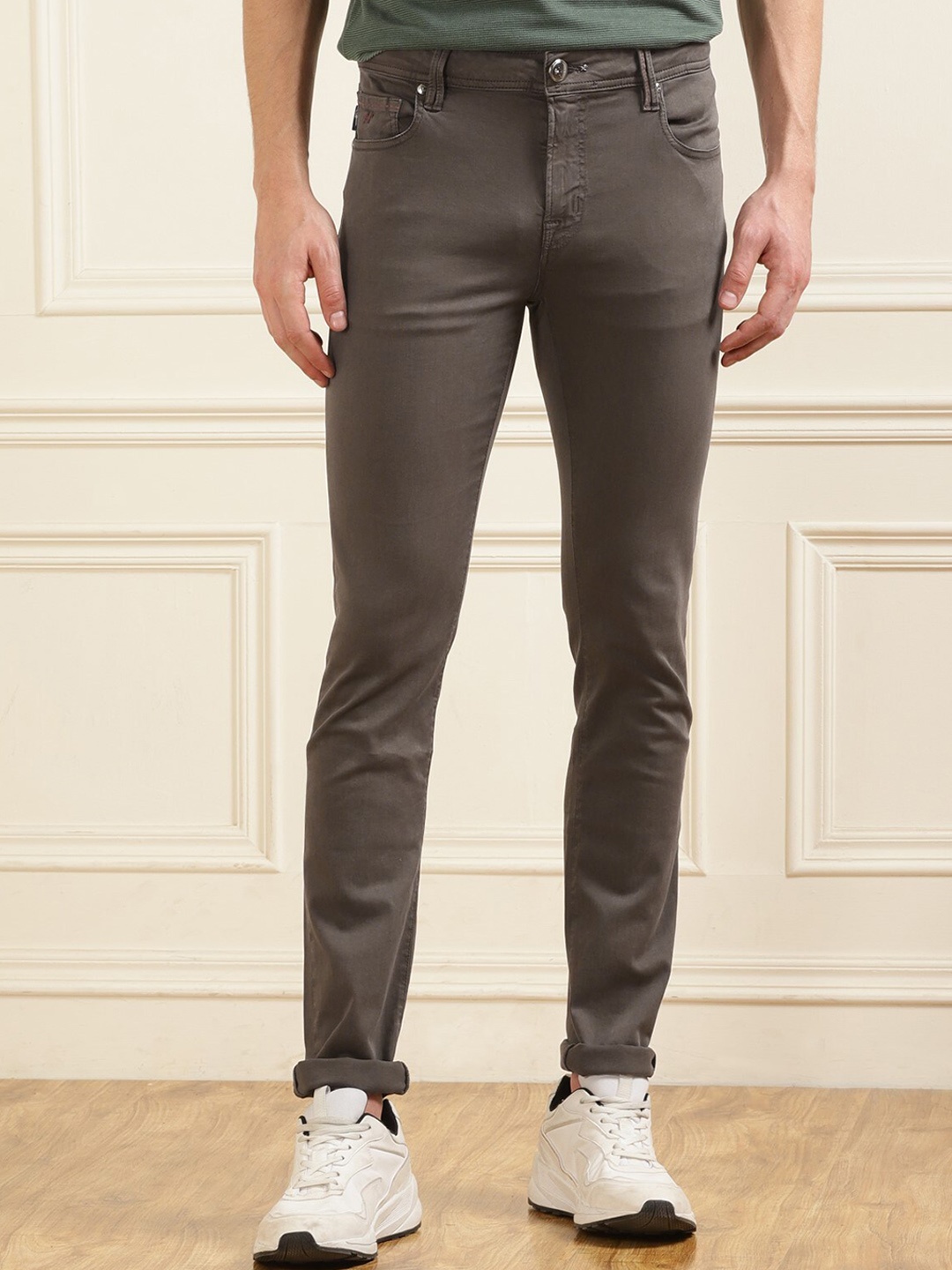 

Tramarossa Men Tapered Fit Stretchable Jeans, Brown