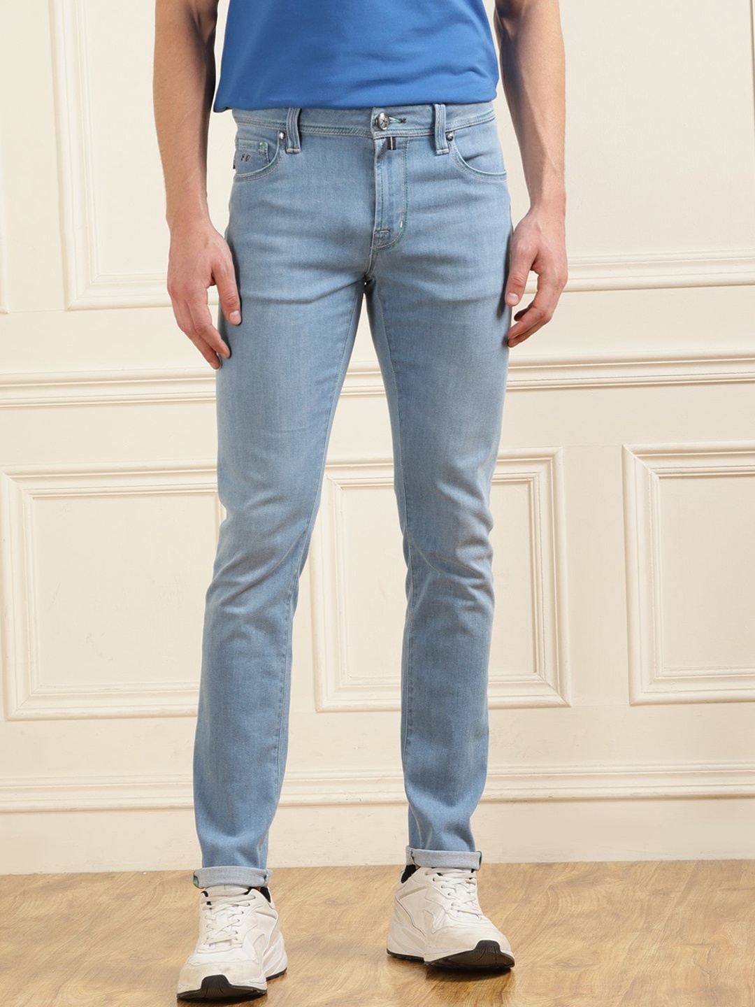 

Tramarossa Men Tapered Fit Stretchable Jeans, Blue