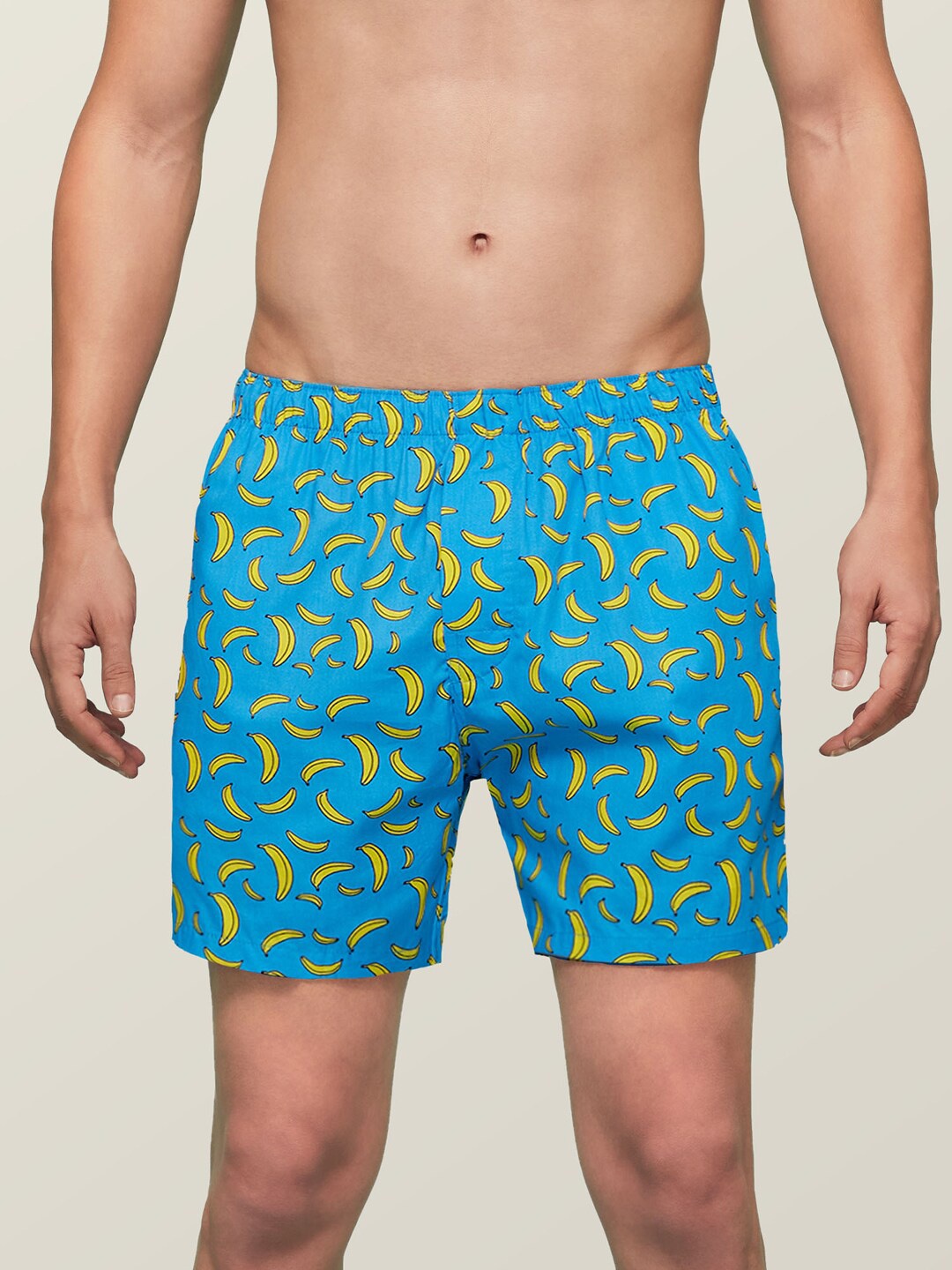 

XYXX Men's Remix IntelliEaze Super Combed Cotton Boxers, Blue