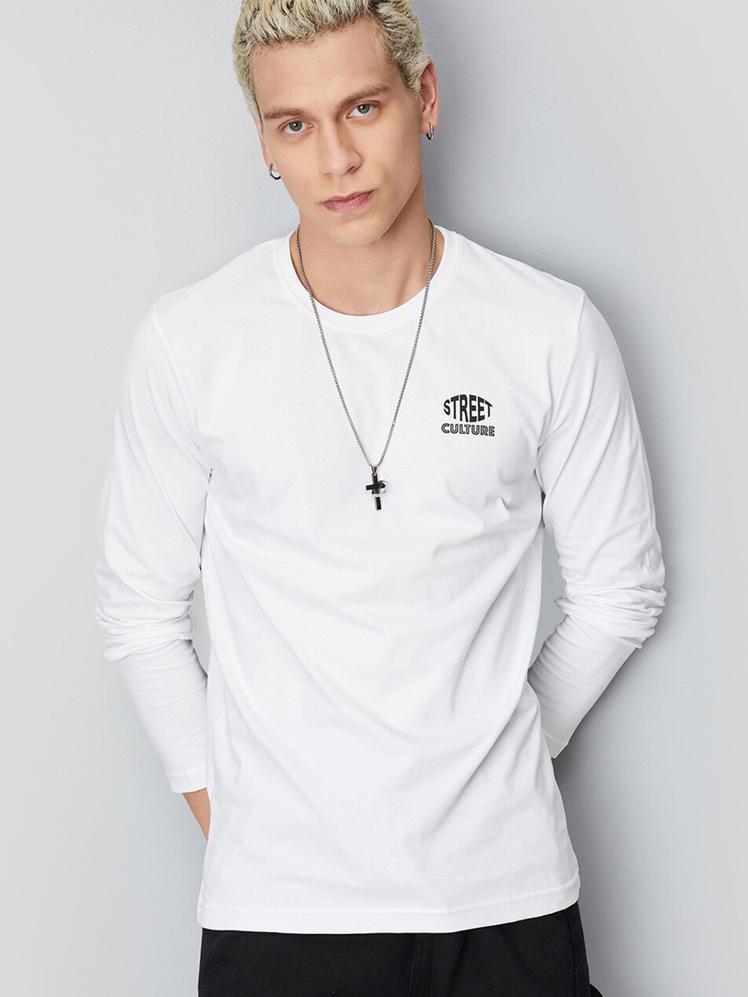 

max Cotton T-shirt, White