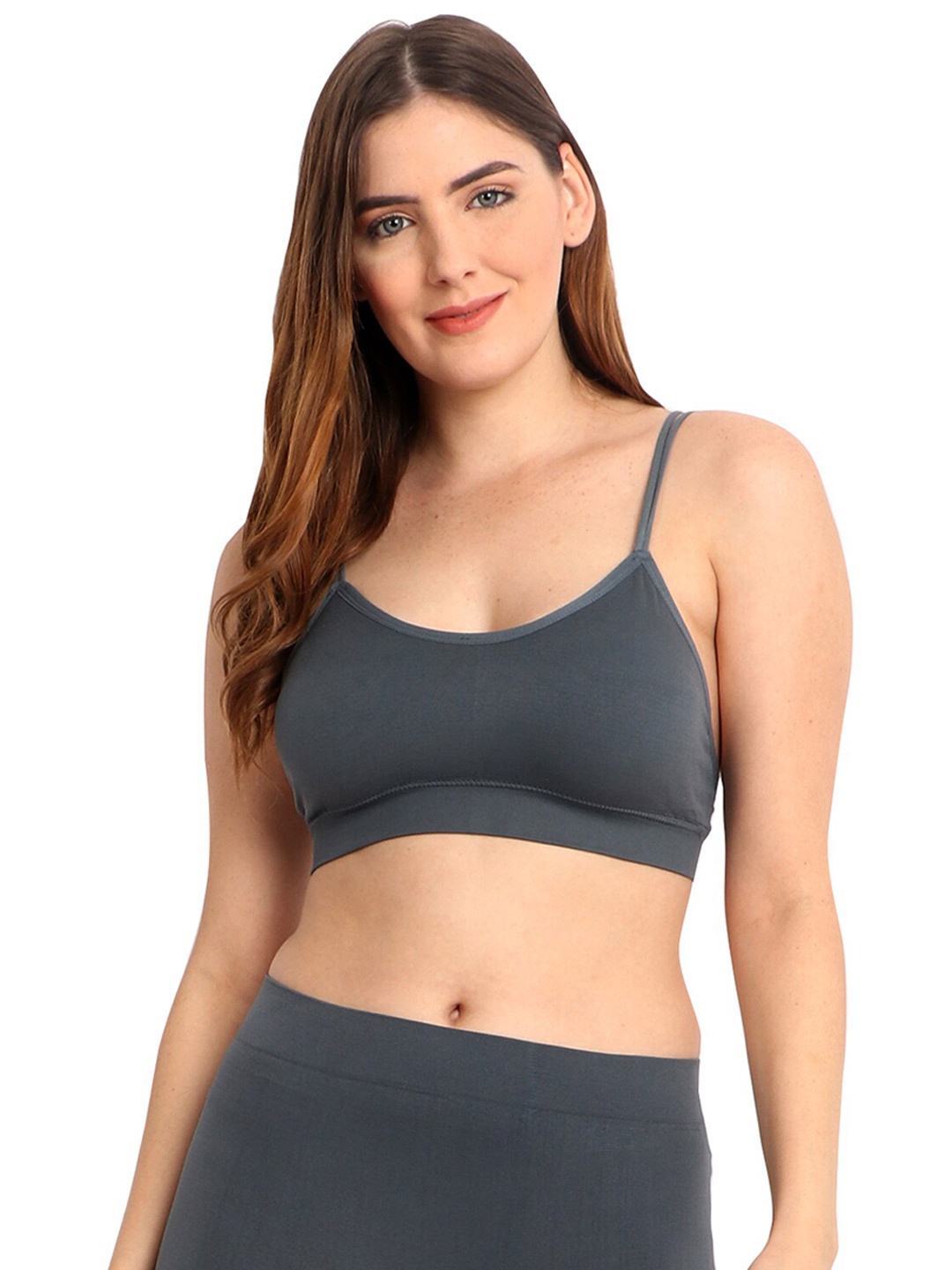 

INFINIUM Full Coverage Lightly Padded Bra, Grey