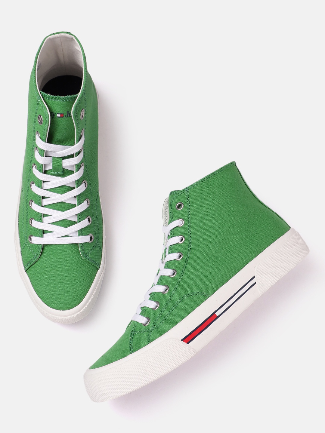 

Tommy Hilfiger Men Mid-Top Sneakers, Green