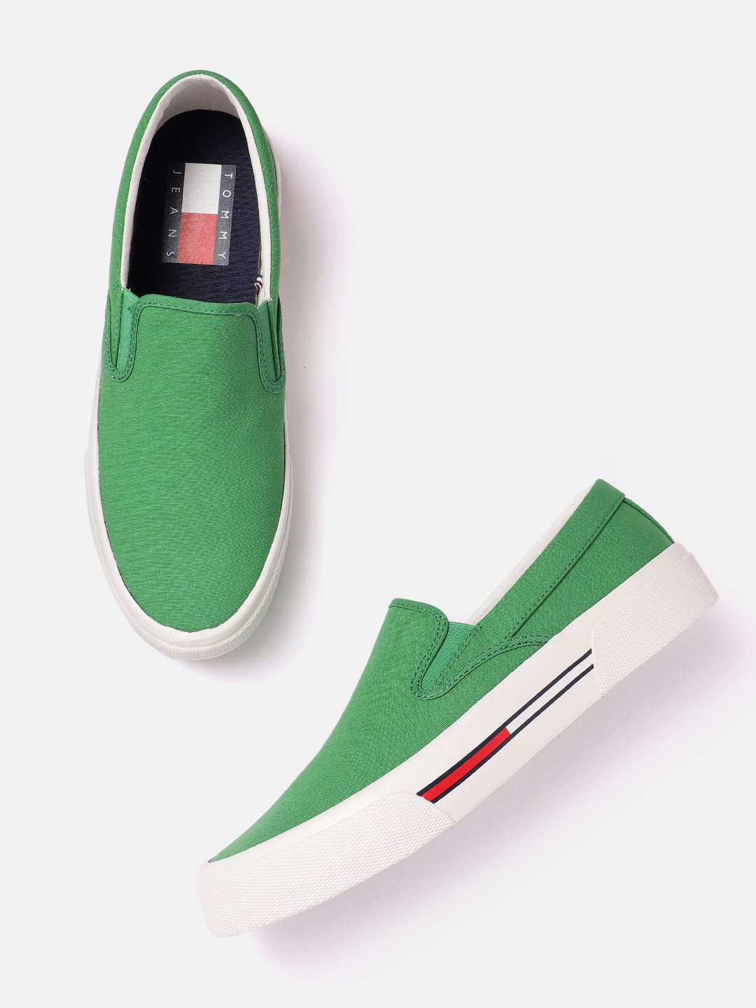 

Tommy Hilfiger Men Everyday Slip-on Sneakers, Green