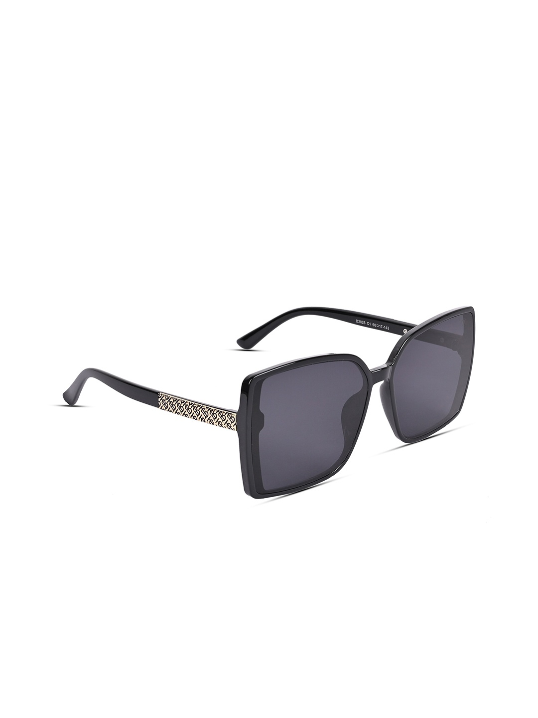 

Voyage Women Square Sunglasses with UV Protected Lens 2826MG3732ZZZ, Black