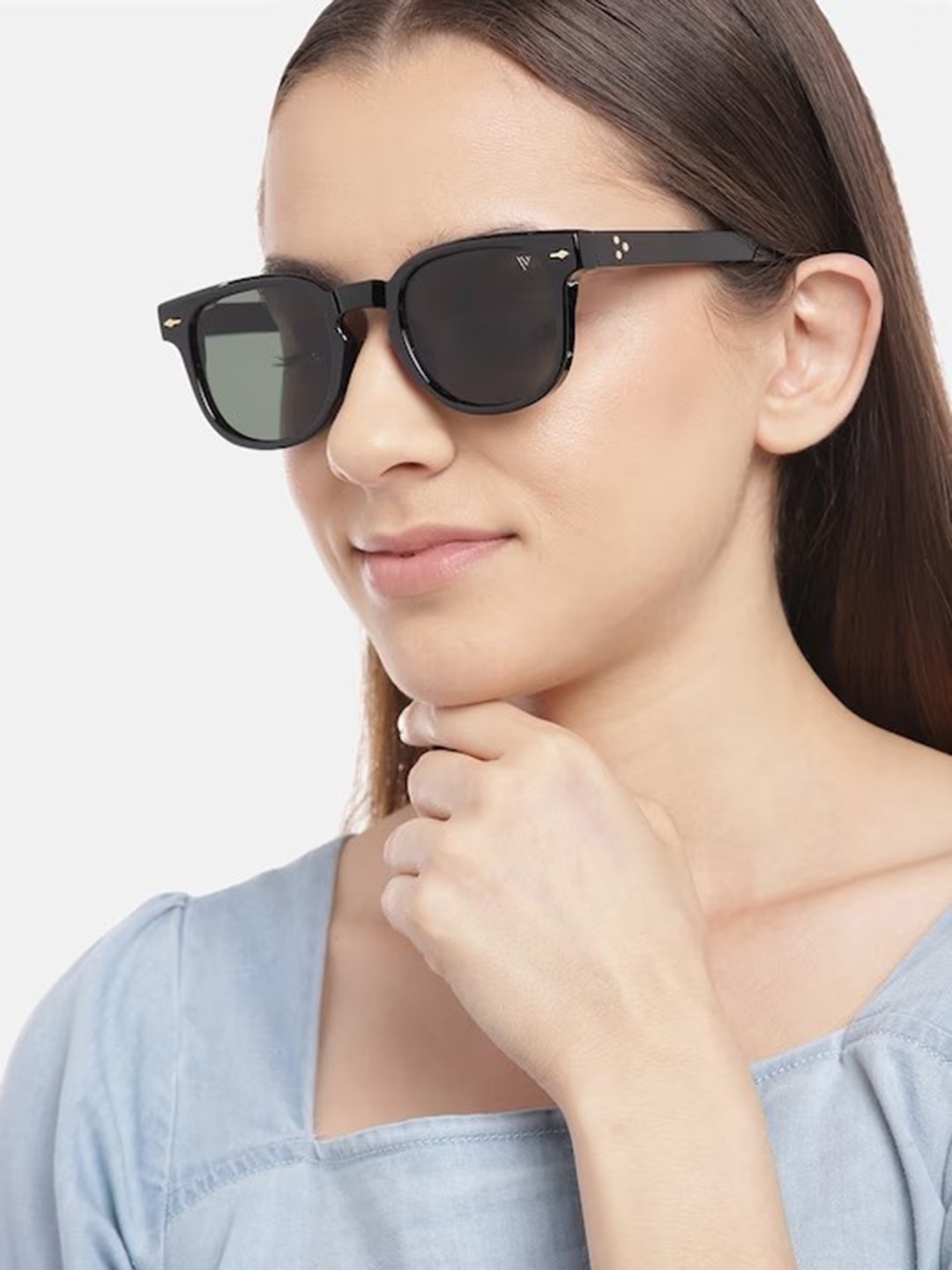 

Voyage Women Wayfarer Sunglasses With UV Protected Lens 6508MG3836ZZZ, Green